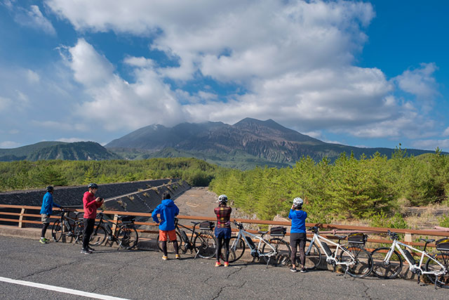 桜島 自転車